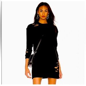 Monrow mini sweatshirt dress.